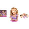Tête à Coiffer Deluxe Raiponce Disney Princesses - Accessoires Inclus - Pour Enfant de 3 Ans et Plus - Violet-3