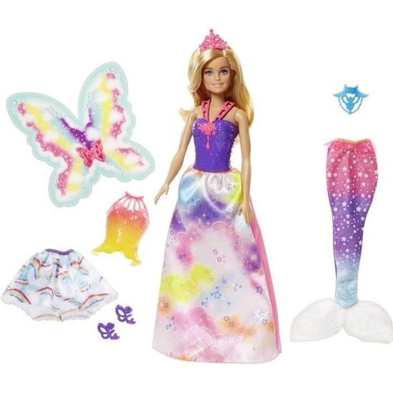 Sirène ou fée poupée Multi-Acheter Discount Barbie dreamtopia Princesse 