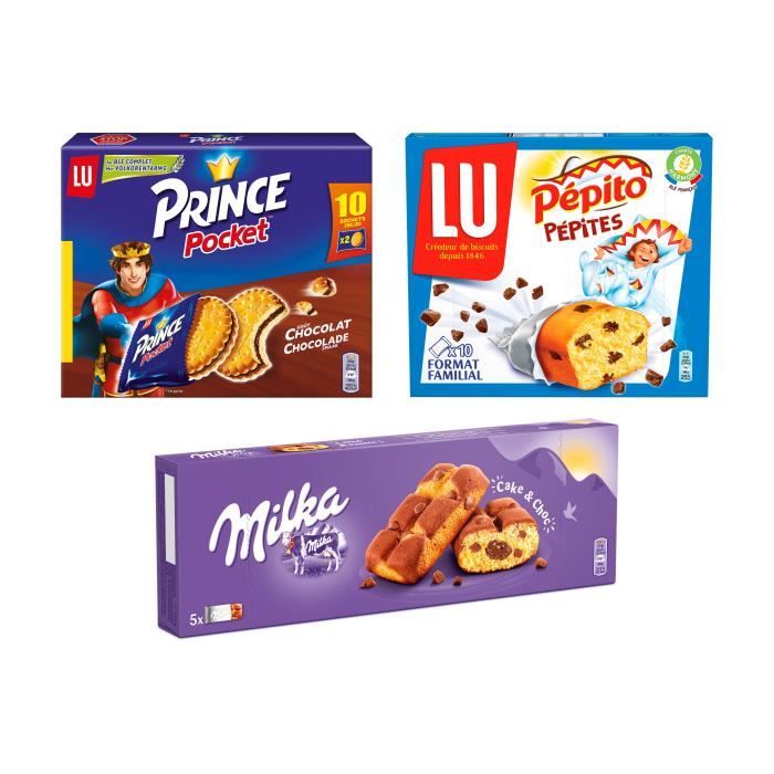 1 Lot De 1 Paquet De Biscuits Prince De Lu 1 Paquet De Biscuits Moelleux Pepito Et 1 Paquet De Biscuits Milka Cake Choc Cdiscount Au Quotidien 1 Lot De 1 Paquet De Biscuits Prince De Lu 1 Paquet De Biscuits Moelleux Pepito Et 1 Paquet De Biscuits Milka Cake Choc Cdiscount Au Quotidien
