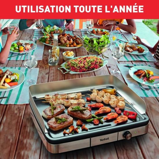 Tefal Plancha électrique TEFAL CB690D12 Maxi XXL inox 