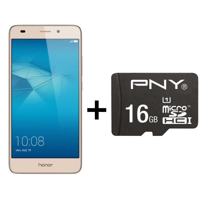 Smartphone Honor 5C – 16 Go – Gris – Débloqué – Occasion (bon état)