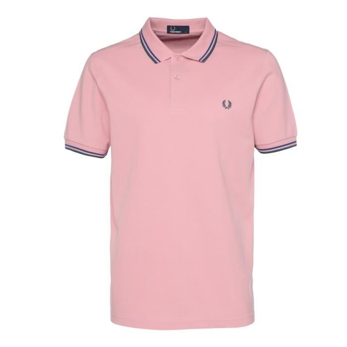 polo asics homme rose
