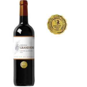 VIN ROUGE Château Grand Fond 2022 Côtes de Bourg - Vin rouge de Bordeaux