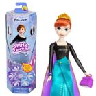 DISNEY PRINCESS Spin & Reveal La Reine des Neiges-Anna- Mattel Poupée Surprise Disney HXD27