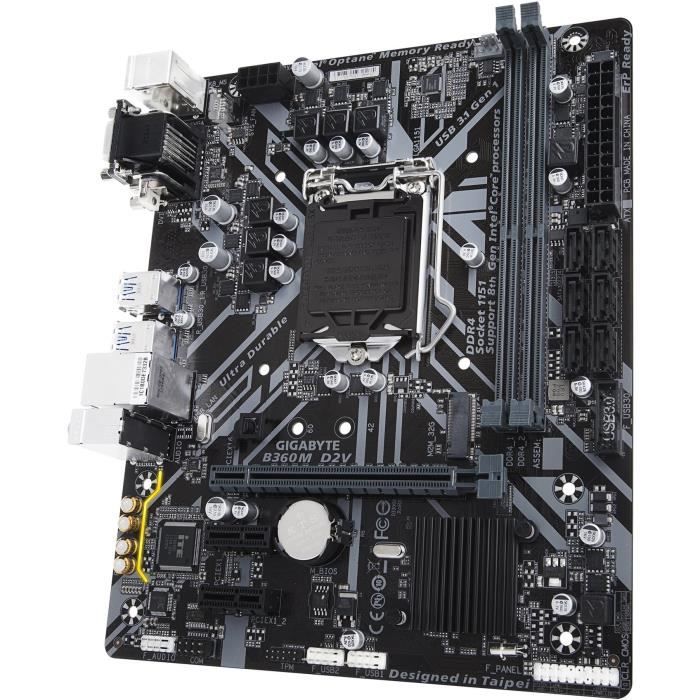 GIGABYTE  Intel B360 D2V - Micro-ATX