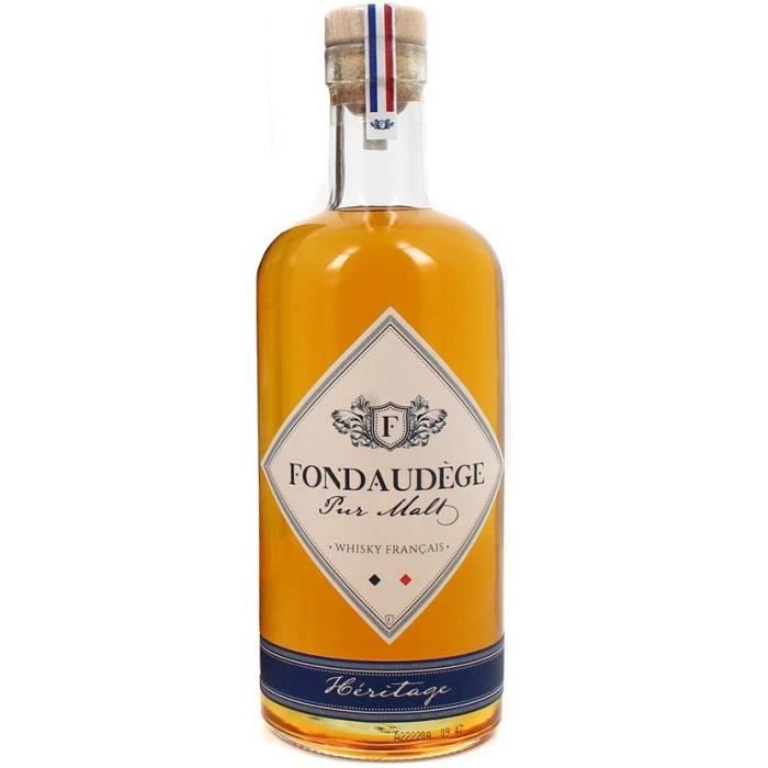 Fondaudège - Héritage - Single Malt - Whisky français - 40.0% Vol. - 70 cl  sous étui - Achat / Vente Whisky Fondaudège 40% 70cl - Cdiscount