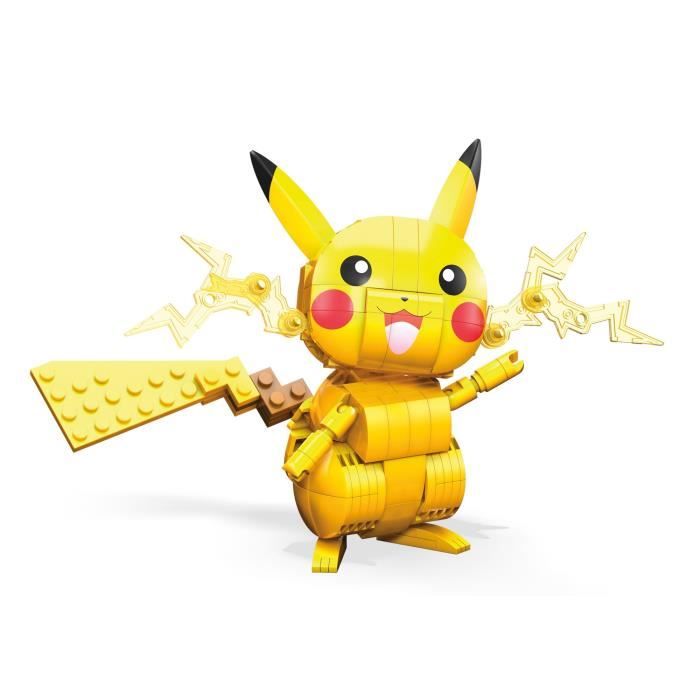 MEGA Pokémon Pikachu à construire, jeu de briques de construction, 211  pièces, pour enfant dès 7 ans, GMD31