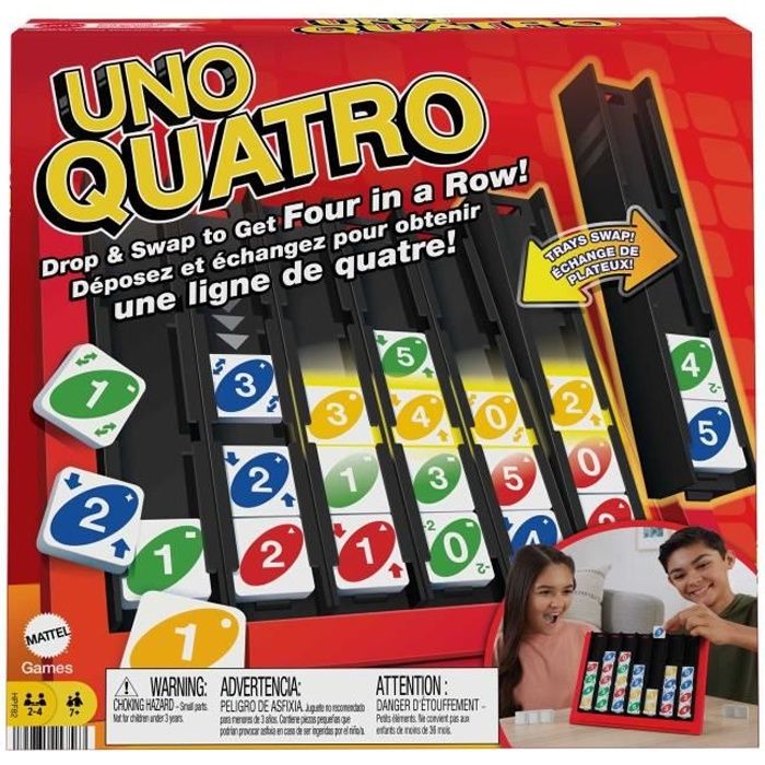 Uno Quatro Mattel Le Jeu - vue 2
