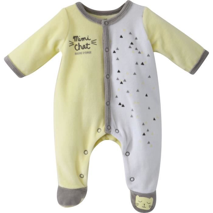 PYJAMA BEBE 2 PIECES GRIS LAPIN - Vêtements, accessoires bébé naturels -  VÊTEMENT BÉBÉ : Bébé – Sucre d'Orge