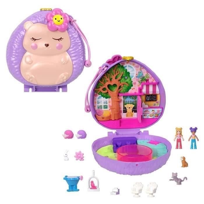 Polly&nbsp;Pocket-Café du Hérisson-Coffret et figurines jouet de voyage HRD37