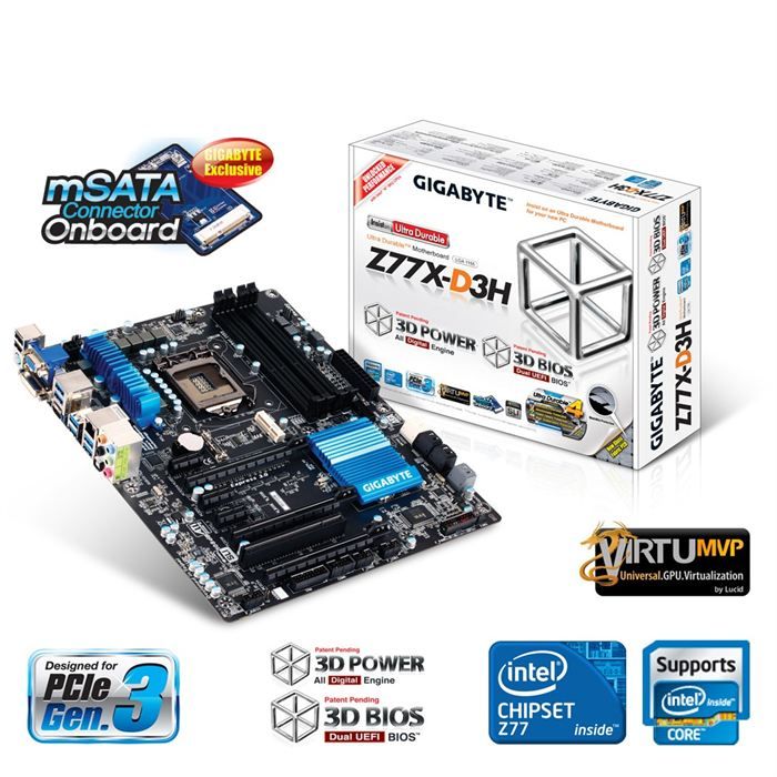 Gigabyte Z77X-D3H - Gigabyte