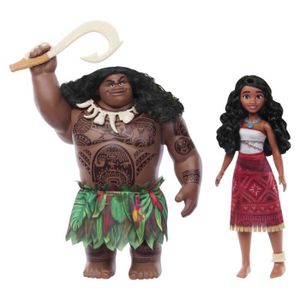 Bullyland Maui Figurines Vaiana Et Maui Bullyland - 2 Pièces - Peintes à La Main, Sans PVC - Pour Enfants Personnages Film Vaiana