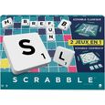 Mattel Games - Scrabble Classique 2 En 1 Avec Plateau Réversible - Jeu De Société - 8 Ans Et +-0
