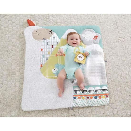 Fisher Price Mon Tapis D Eveil Douceur Des La Naissance Cdiscount Jeux Jouets