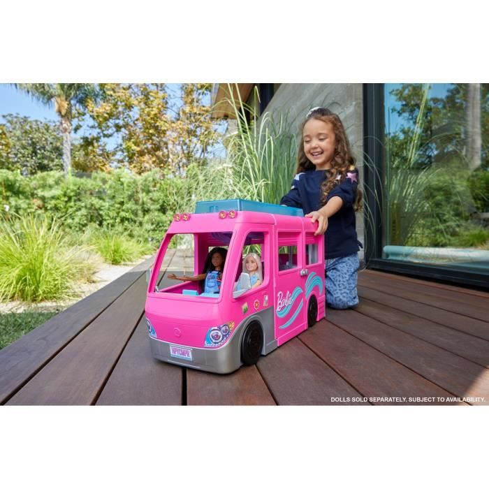 Barbie Camping-Car Transformable poupée Barbie sisters dolls