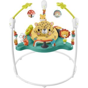 YOUPALA - TROTTEUR Fisherprice - Jumperoo Leopard - Puériculture - 3 Mois Et +