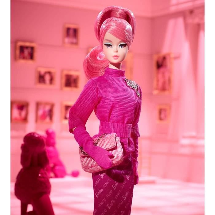 Tête de style poupée Barbie blonde en grande forme 8 pouces de haut