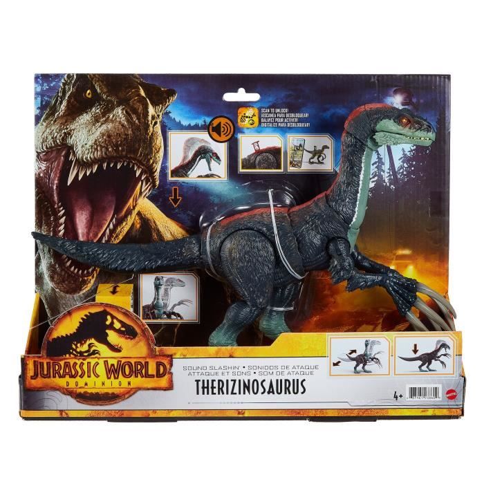 Figurine Jurassic World Slasher Dino Sonore de MATTEL Dinosaure articule et sonore pour enfants des 4 ans Cdiscount Jeux Jouets