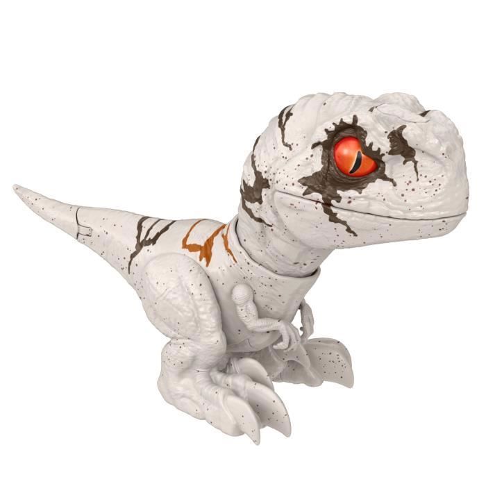Figurine dinosaure Jurassic World - MATTEL - Bébé Speed Dino Ghost - Sonore et mouvant - Capteurs de sons et mouvements