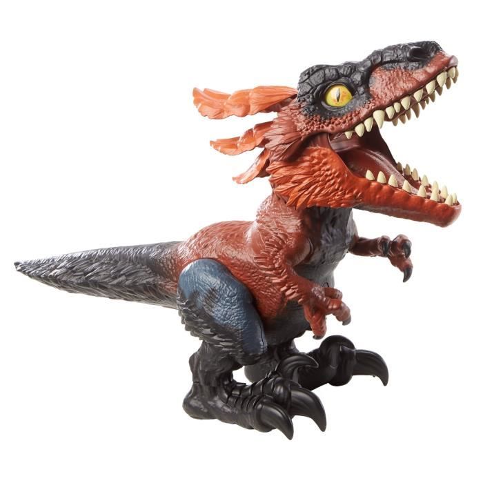 Figurine Jurassic World - MATTEL - Fire Dino Ultime - Dinosaure feu interactif et sonore - 4 ans et 