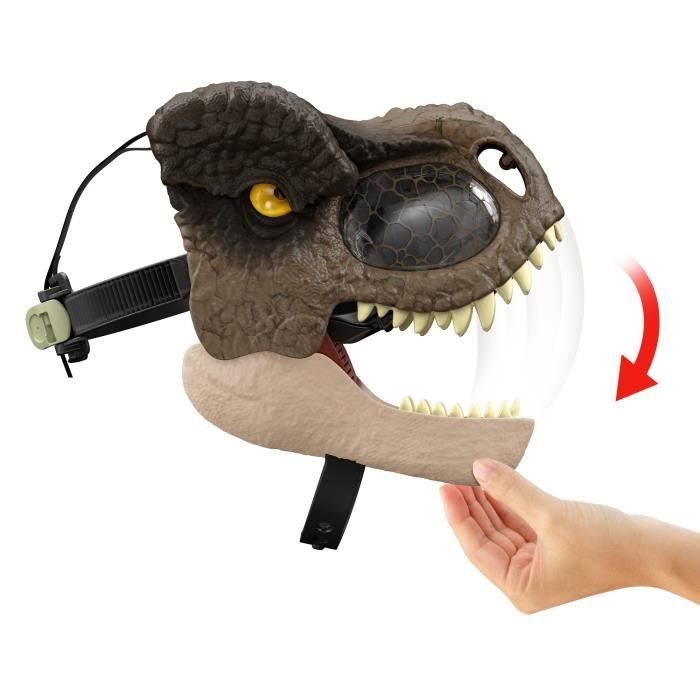 Masque De Dinosaure Pour Enfants, Masque D'Halloween Au Menton Mobile,  Couverture De Visage De Décoration Réaliste, Décoration - Cdiscount Jeux -  Jouets