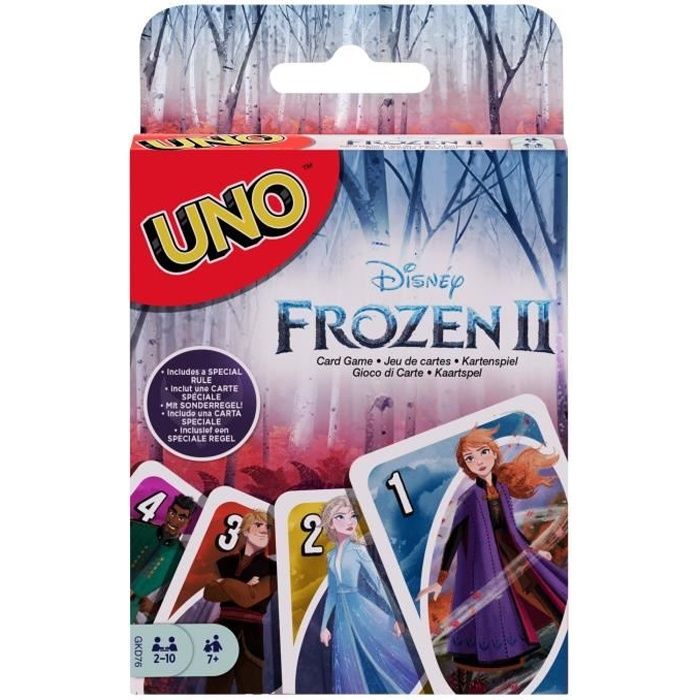 Frozen Top emporte sur jeu de carte Frozen Top emporte sur jeu de carte
