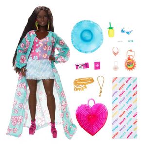 POUPÉE BARBIE EXTRA PLAGE - BARBIE - HPB14 - POUPEE MANNE