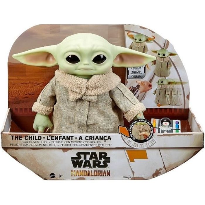 Star Wars - The Mandalorian Figurine peluche animée L'Enfant - Dès