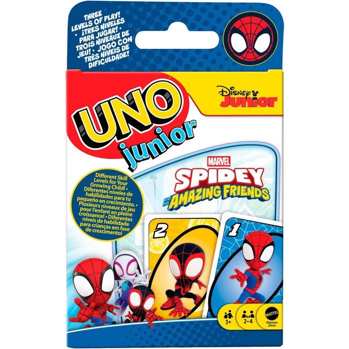 Jeu de Cartes Mattel Games UNO Junior – Spidey And His Amazing Friends - vue 2