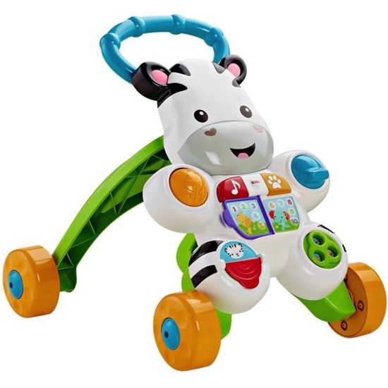 Trotteur b b parlant Fisher Price Z bre Blanc Mixte A partir de
