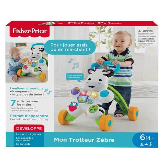 trotteur hippopotame fisher price
