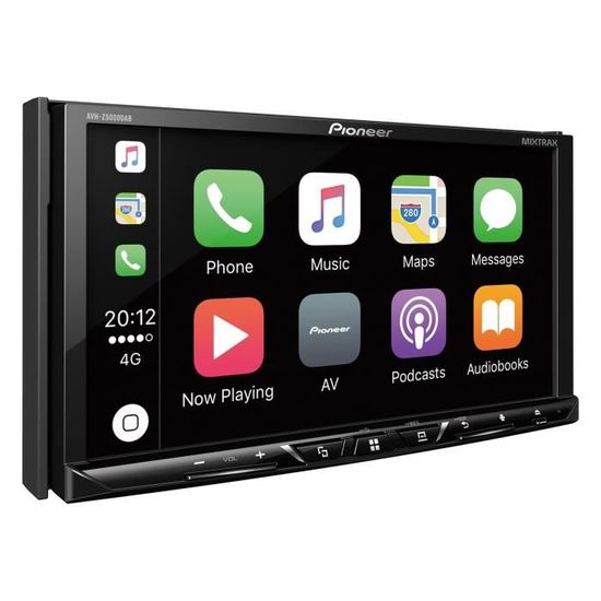 PIONEER Autoradio Vidéo 2 DIN AVH-Z5000DAB Ecran 7" Apple CarPlay DVD CD 4 x 50 W USB iPod Bluetooth