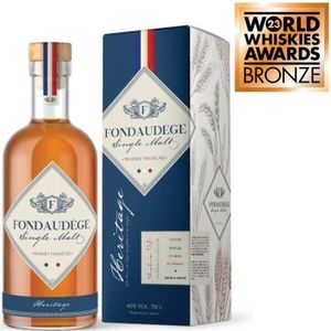 WHISKY BOURBON SCOTCH Fondaudège - Héritage - Single Malt - Whisky franç