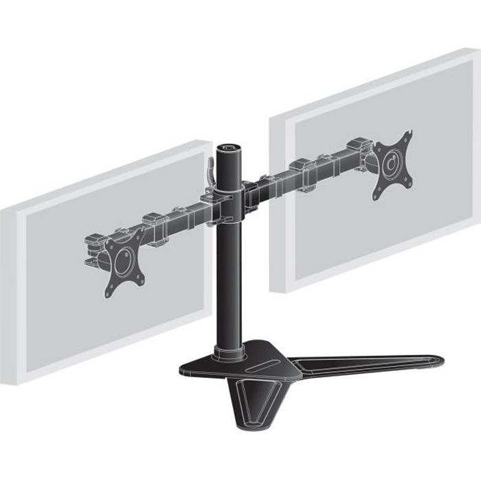 Iiyama DS1002D B1+Flexible Desk Stand Dual - vue 5