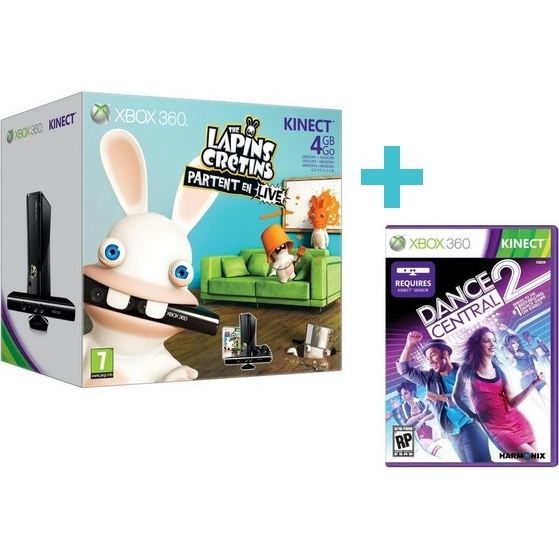 Acheter Console salon - Microsoft - Xbox 360 - 4Go - Lapins Crétins + Dance Central 2 Reconditionné - 146,00 € Console salon - Microsoft - Xbox 360 - 4Go - Lapins Crétins + Dance Central 2 Reconditionné - reconditionné disponible sur Cdiscount Seconde Vie