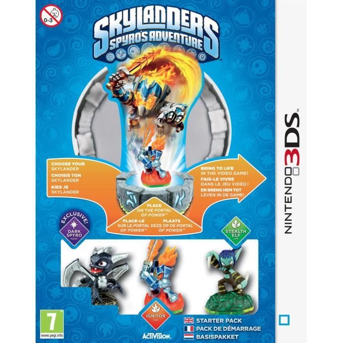 Pack de Démarrage Skylanders Spyro's Adventure 3DS
