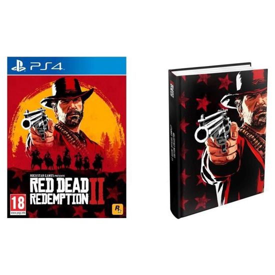 Red Dead Redemption 2 Jeu PS4 + Guide de jeu Edition Collector