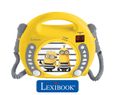 Lecteur CD Karaoké portable Les Minions - LEXIBOOK - 2 microphones - Jaune - Mixte - A partir de 3 ans-2