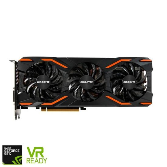 Carte Graphique NVIDIA GeForce GTX 1080 8Go - MSI - Top Perfs 1080p - Accessoires informatique