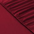 Vision - Drap housse Rouge - 160x200cm - 100% coton-1