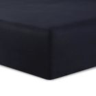 Vision - Drap housse Noir - 200x200cm - 100% coton
