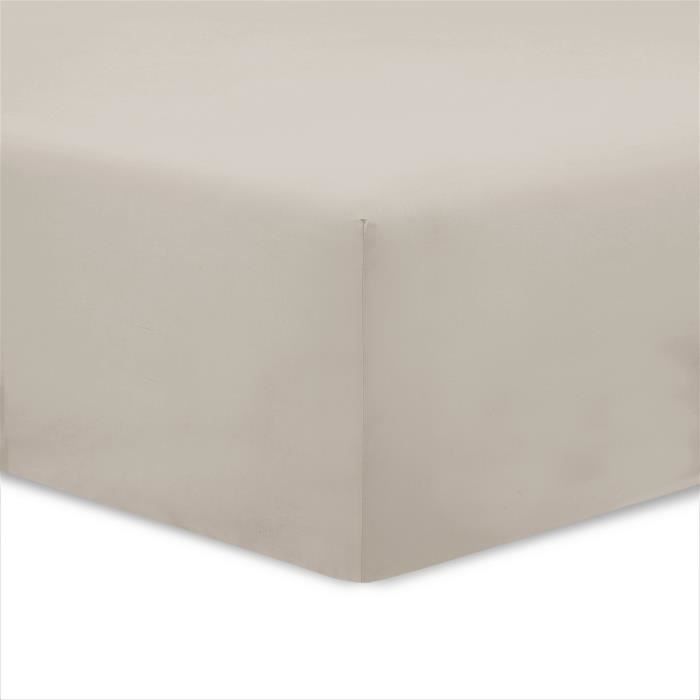 70x200 cm Drap-Housse surmatelas en Percale de Coton Lime Snoozing