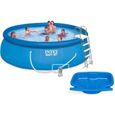 Kit piscine easy set autoportante (ø)4,57 x (l)1,22m et pédiluve-0