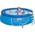 Kit piscine easy set autoportante (ø)4,57 x (l)1,22m et pédiluve-1