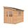 Abri de jardin en bois une pente