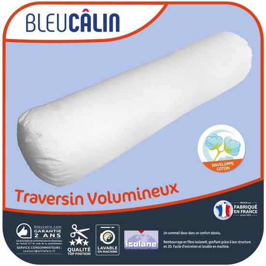Traversin volume 140 cm marque bleu calin - Traversin pour lit