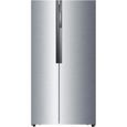 HAIER HRF-521DM6 - Réfrigérateur américain - 518L (341+177) - Froid ventilé - A+ - L90,8 x H179 cm - Inox-0