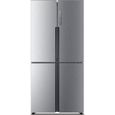 HAIER HTF-456DM6 - Réfrigérateur multi-portes - 456L (316+140) - Froid ventilé - A+ - L83 x H180 - Inox-0