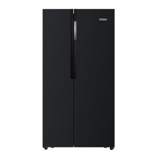 HAIER HRF-521DN6 - Réfrigérateur Américain - 518L (341+177) - Froid ventilé - A+ - L91 x H179 cm - Noir