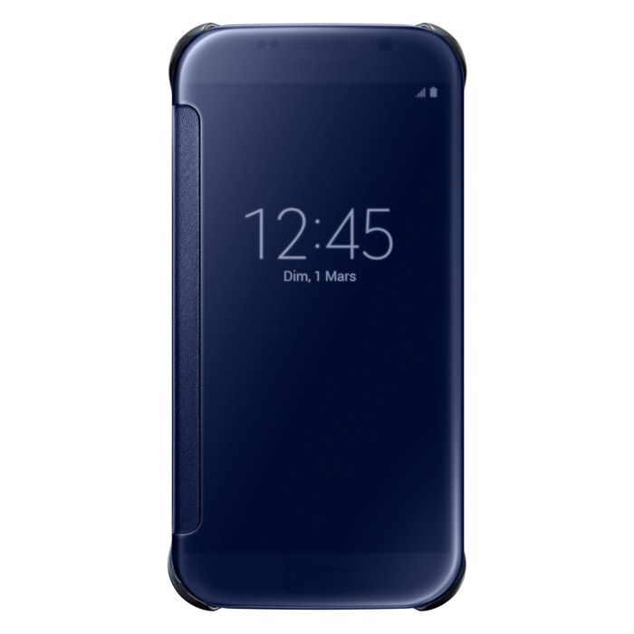 Coque Samsung Galaxy S6 Edge Clear View Cover Effet miroir - vue 2